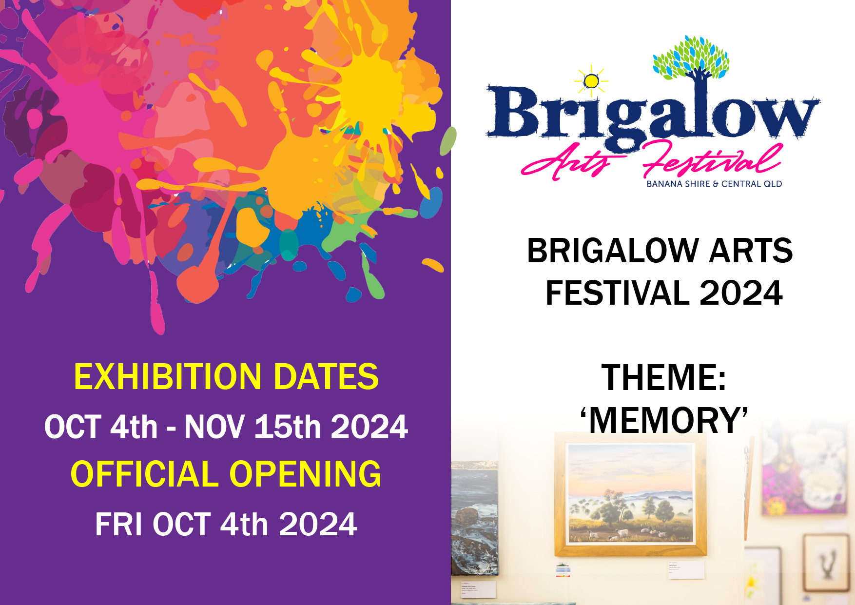 Brigalow 2024 dates and theme