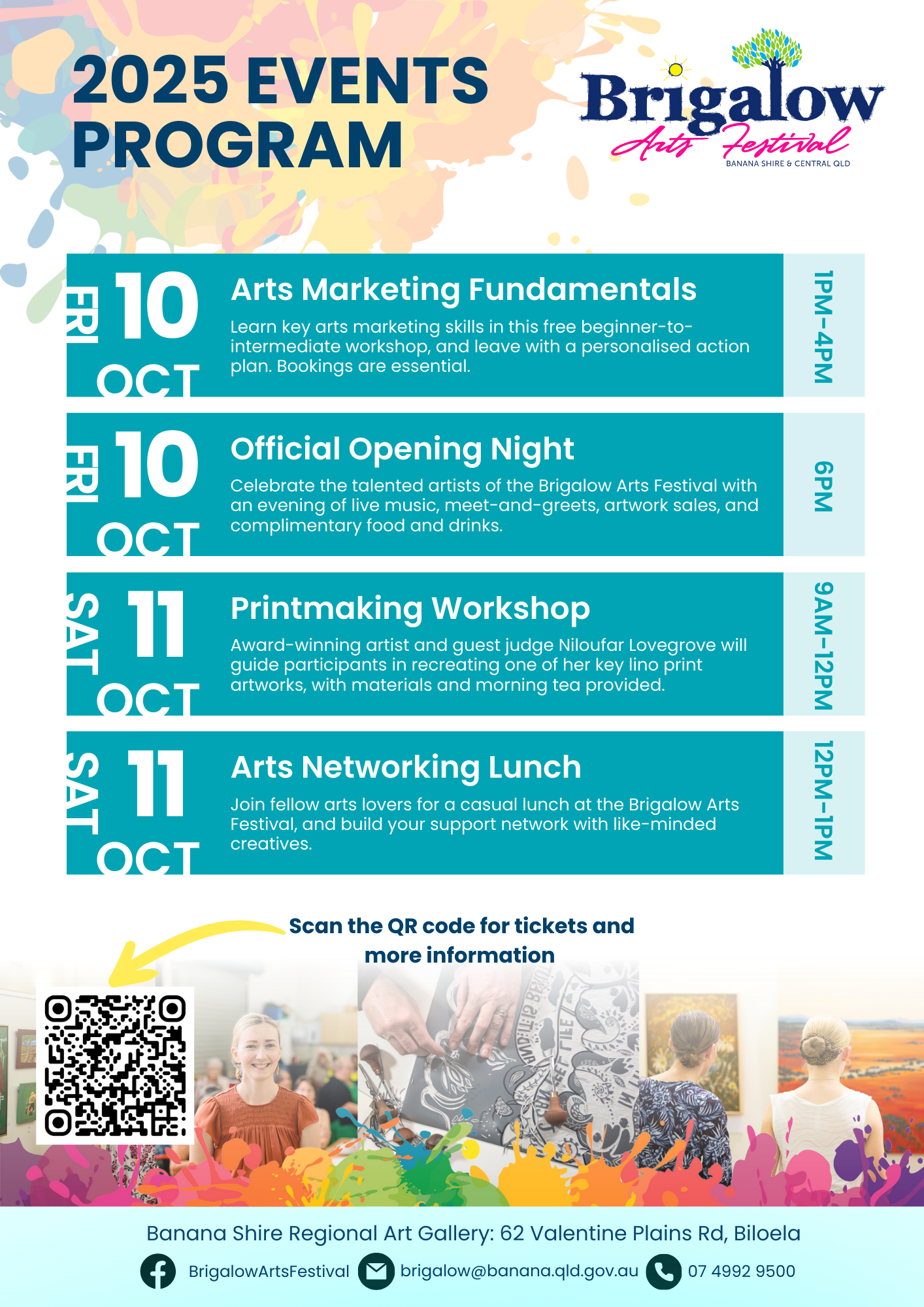 Brigalow Arts Festival 2025 - Events Program