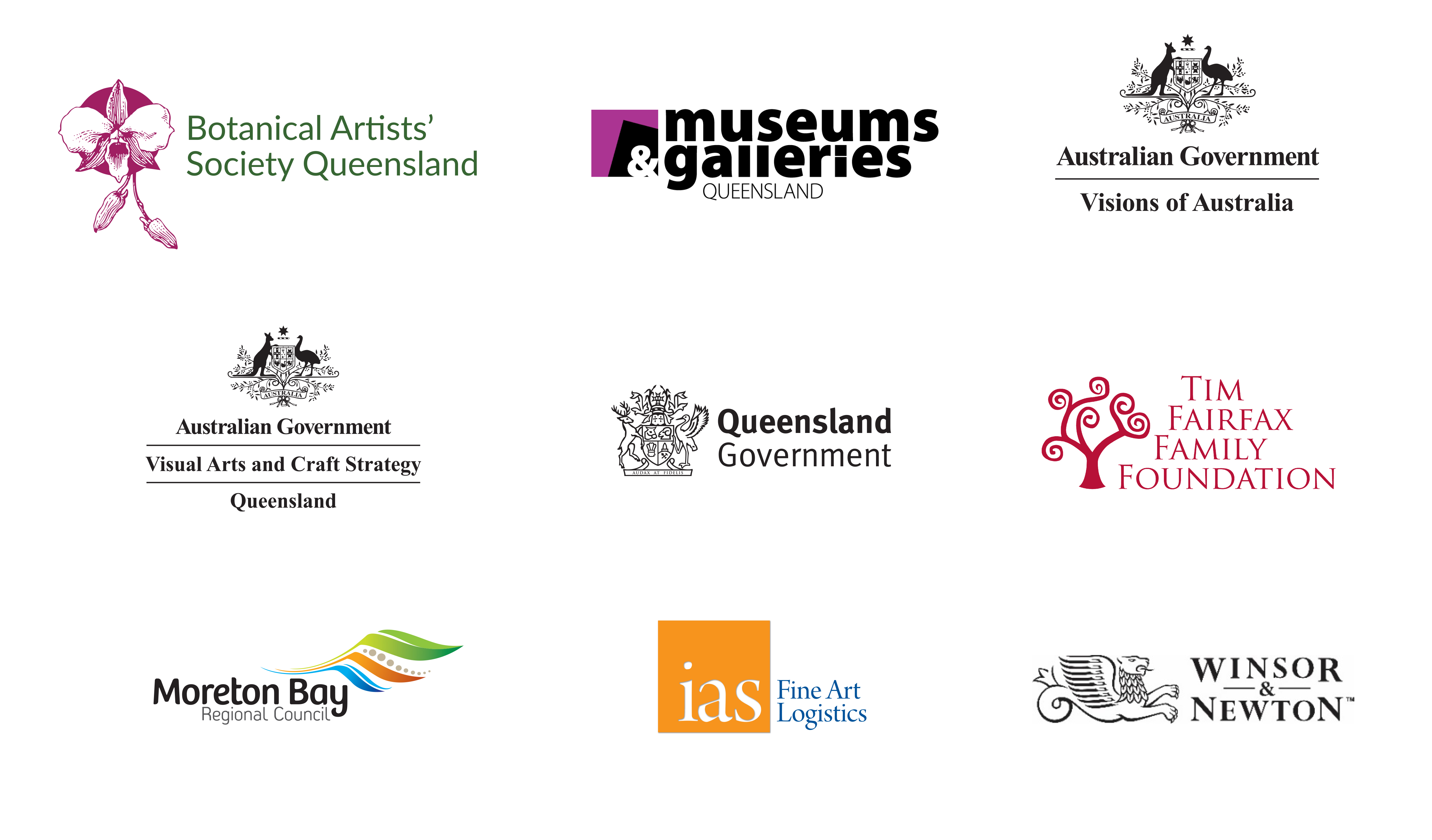 Artistic Endeavour Funding Acknowledgement Logos