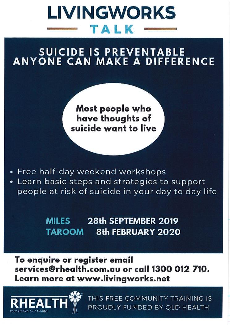 Suicide Prevention workshop