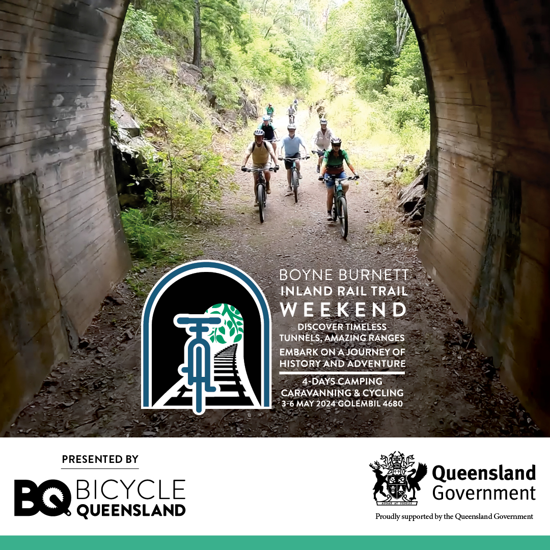 Boyne Inland Rail Trail Cycling Weekend 03052024