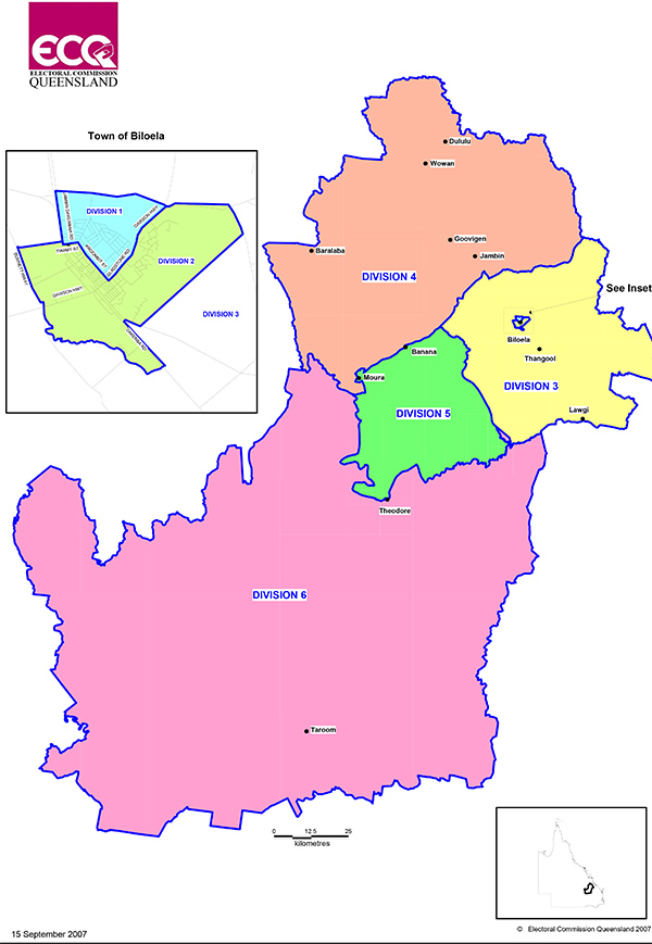 Divisional map