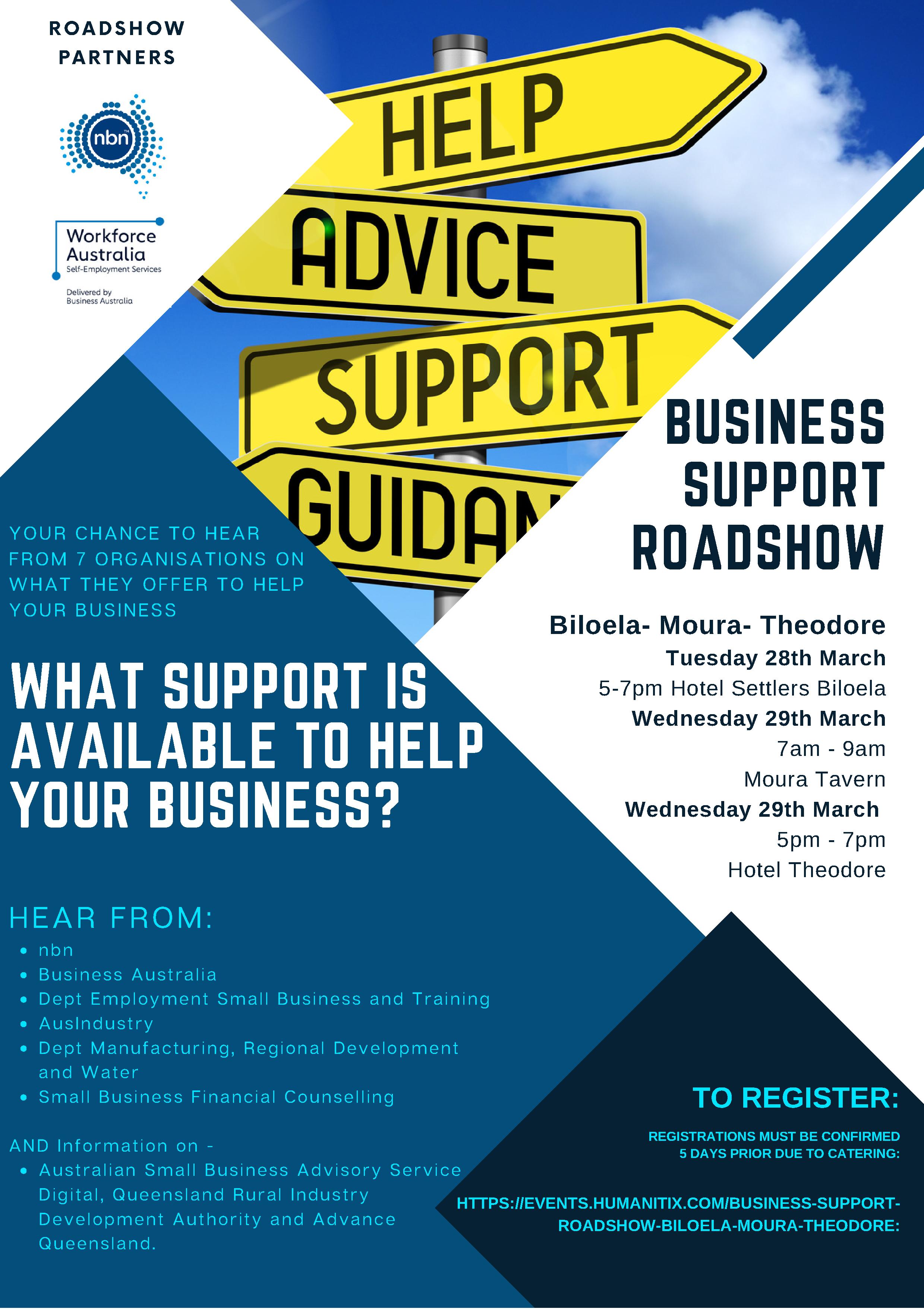 Banana Shire Business Support Roadshow March 2023