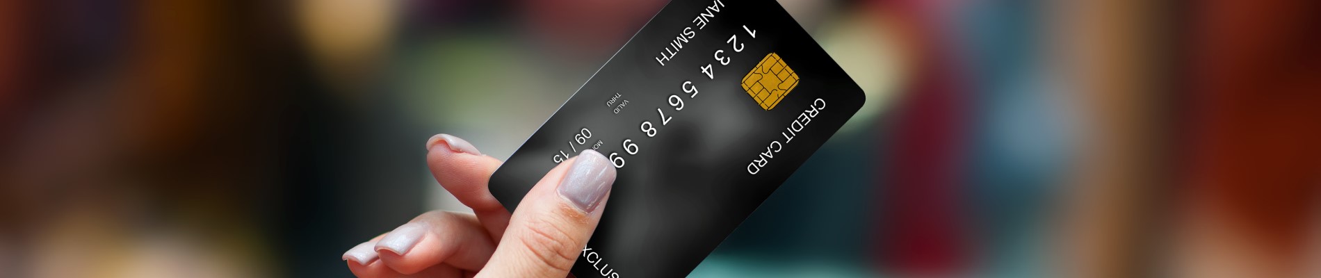 Banner paying with credit card image