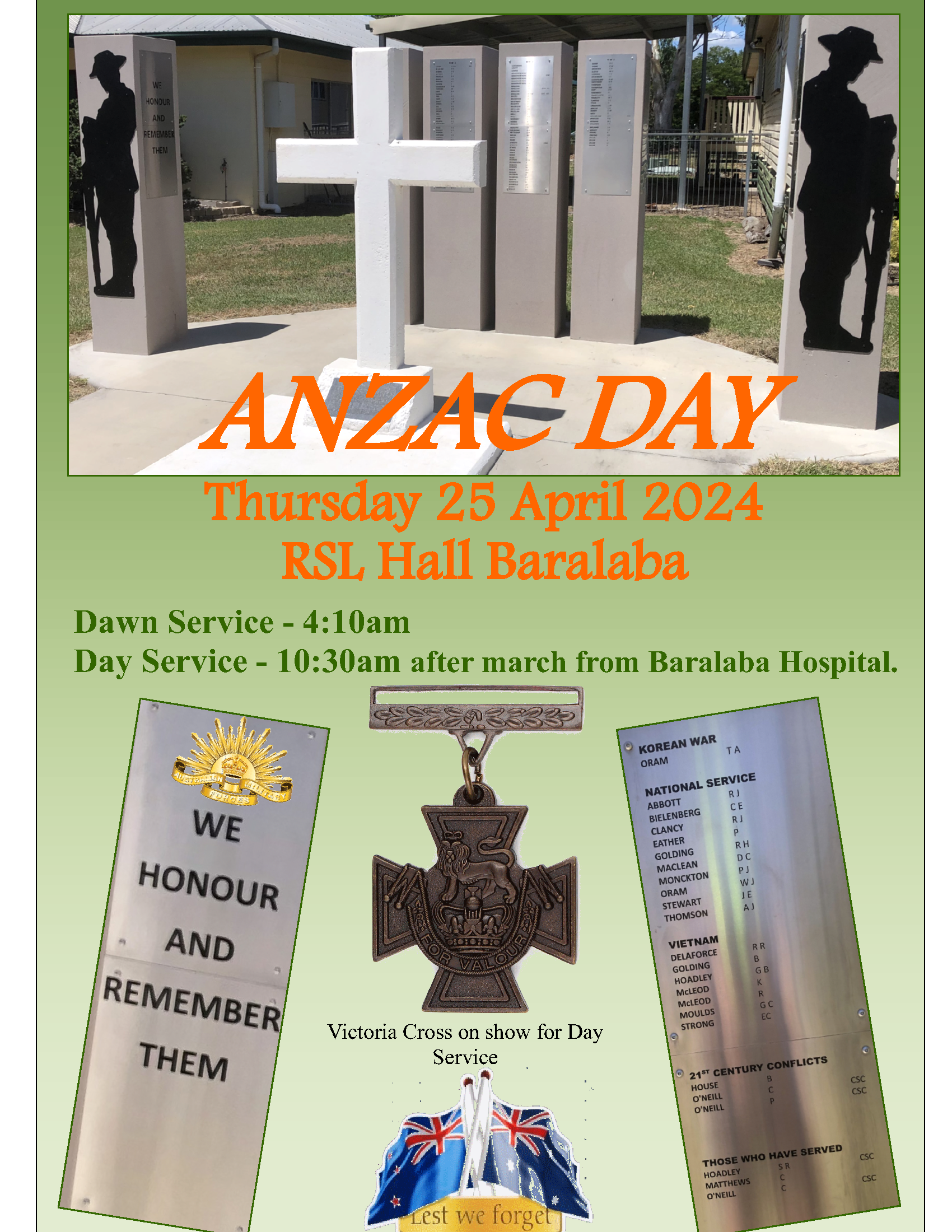 Baralaba progress anzac day 2024