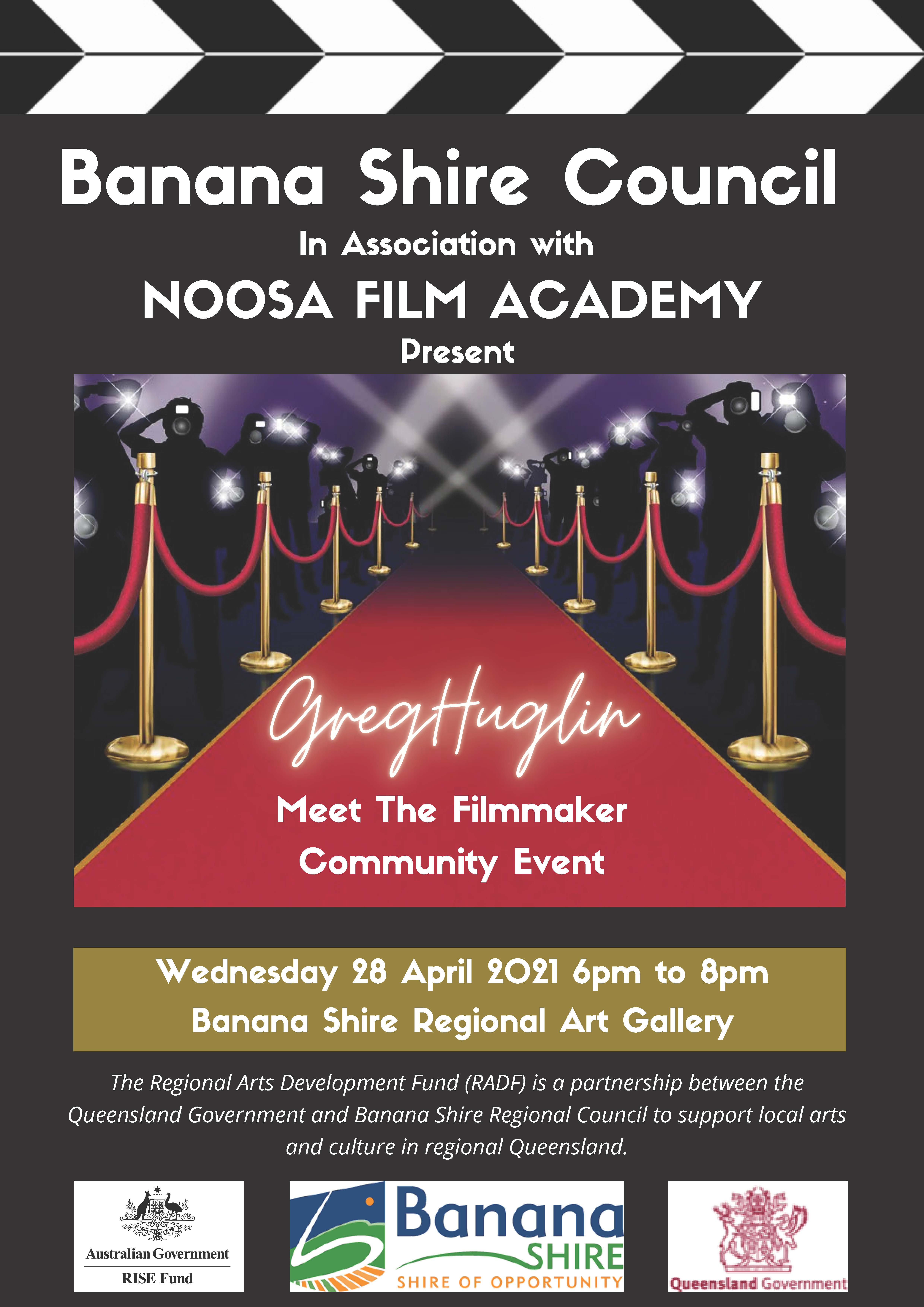 Event Poster: Greg Huglin Meet the Filmmaker