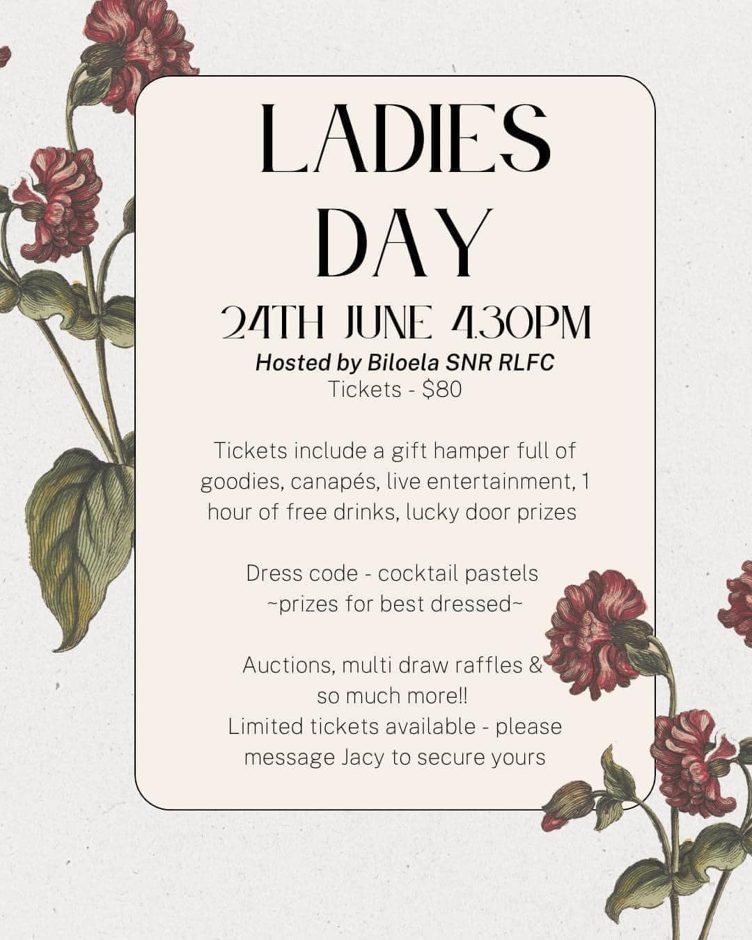 Biloela Panthers Ladies Day 2023