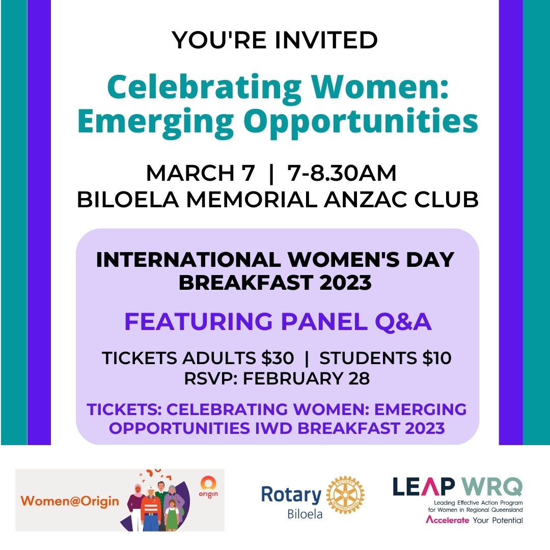 IWD breakfast Biloela