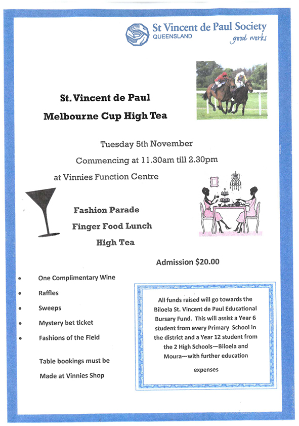 High tea flyer