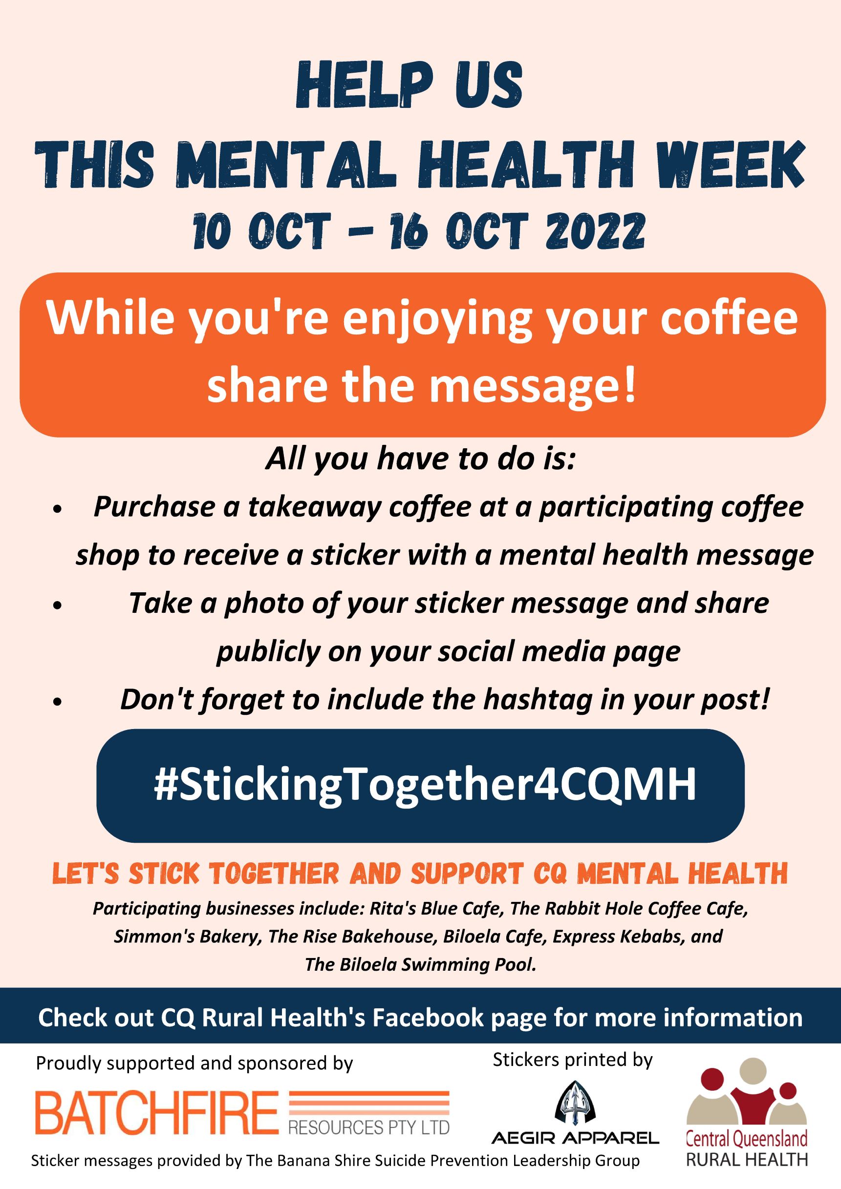 Mental Health Week initiative