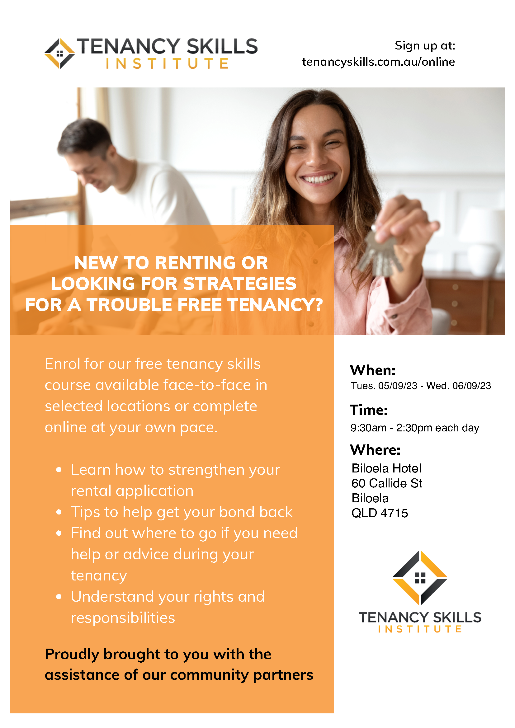 Tenancy skills institute banana shire support centre 050923