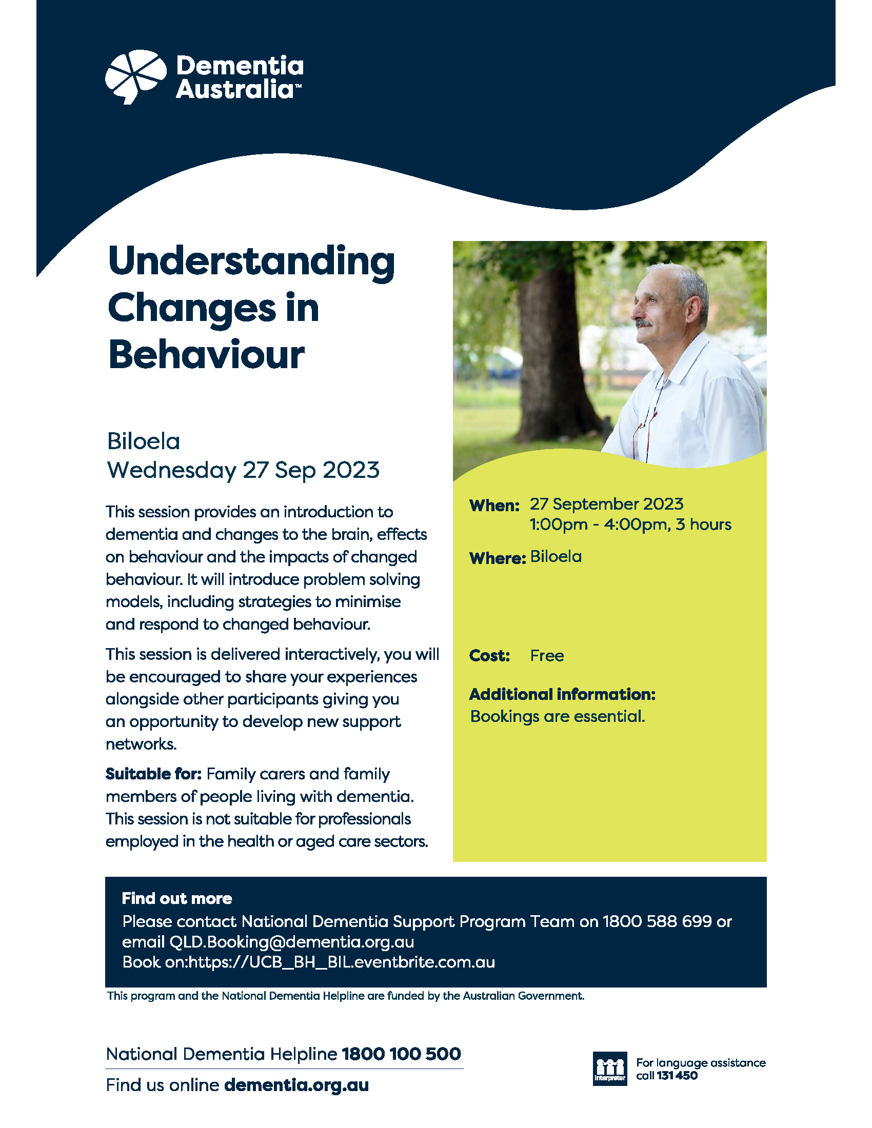 Understanding changes in behaviour biloela 270923 1