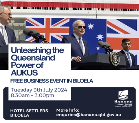 Aukus event poster