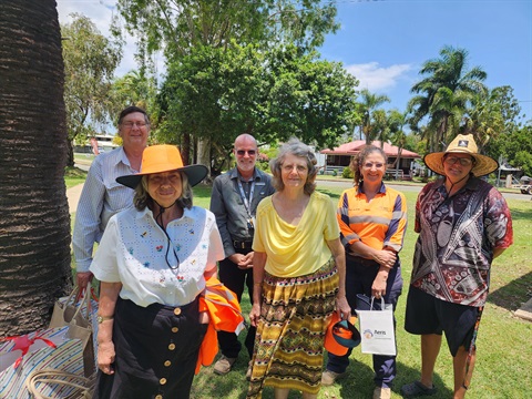 BSC Mayor Nev Ferrier Julie MEad Lynetter Shapland Bruce Thompson Sarah Wilson Nita Bayles