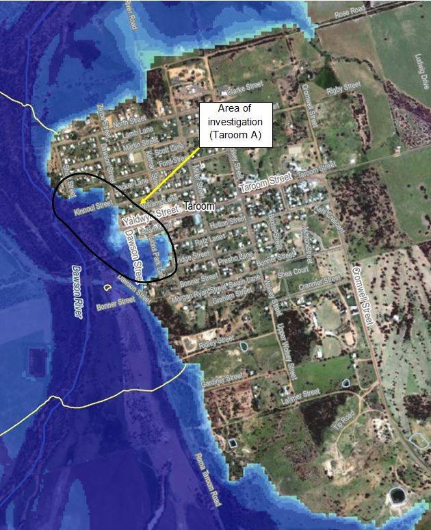 Proposed area of investigation